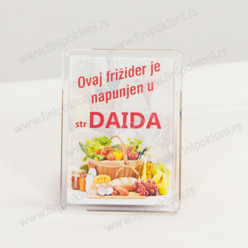 Magnet za frižider plastični