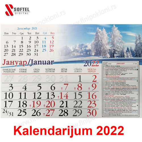 kalendarijum 2022