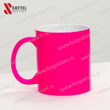 Šolja u boji NEON pink